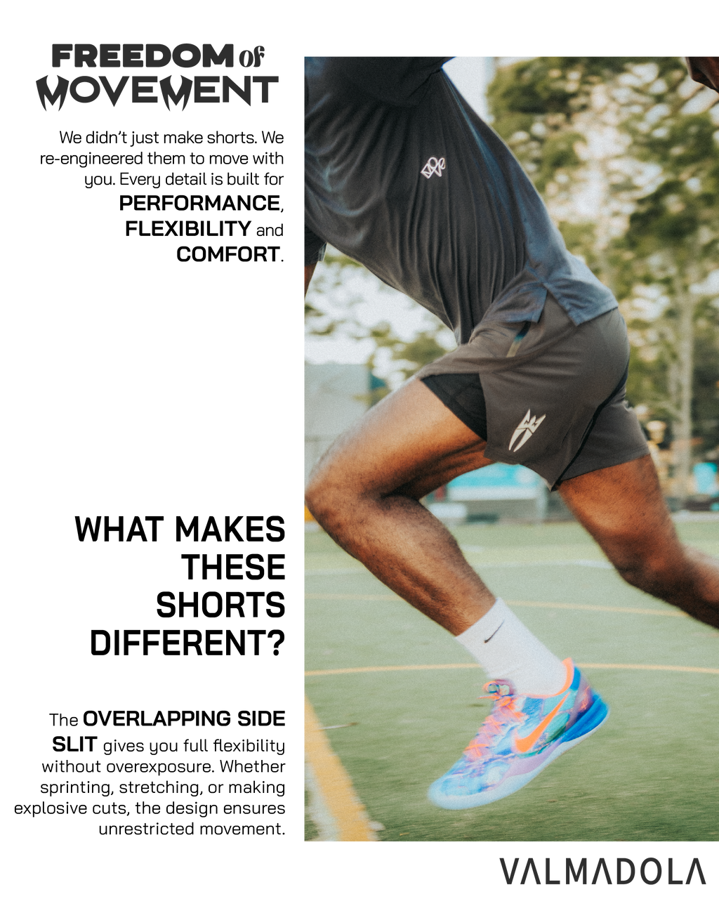 Freedom of Movement 5"Inch Sport Shorts