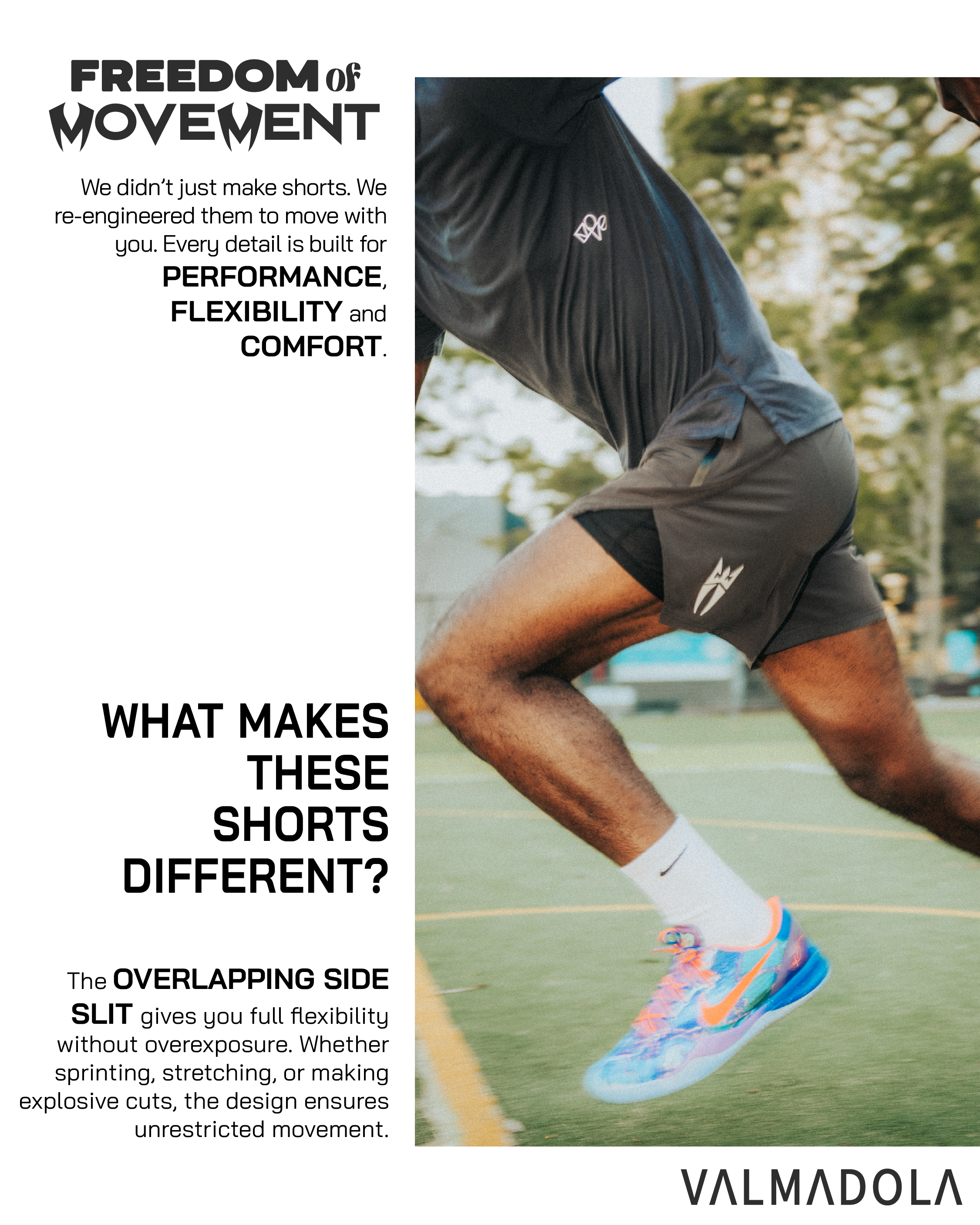 Freedom of Movement 5"Inch Sport Shorts