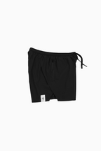 Split shorts, sport side view